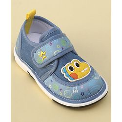 Cute Walk by Babyhug Sandals with Velcro Closure  Space Print - Blue