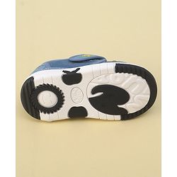 Cute Walk by Babyhug Sandals with Velcro Closure  Space Print - Blue
