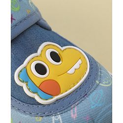 Cute Walk by Babyhug Sandals with Velcro Closure  Space Print - Blue