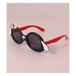 Babyhug Sunglasses With Cap Applique Free Size - Black