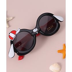 Babyhug Sunglasses With Cap Applique Free Size - Black
