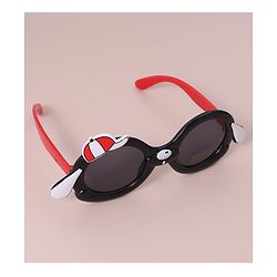 Babyhug Sunglasses With Cap Applique Free Size - Black