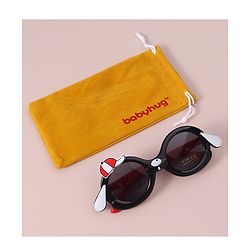 Babyhug Sunglasses With Cap Applique Free Size - Black
