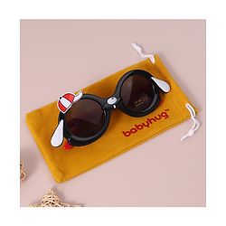 Babyhug Sunglasses With Cap Applique Free Size - Black