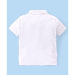 Babyhug Single Jersey Knit Half Sleeves Striped T-Shirt & Shorts Set - Multicolor