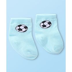 Cute Walk by Babyhug Anti-Bacterial Ankle Length Striped & Crocodile Design Socks Pack of 3 - Yellow & Blue