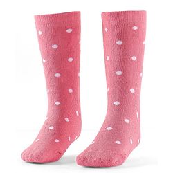 Cute Walk by Babyhug Terry Knit Anti-Bacterial Ankle Length Floral & Polka Dots Design Socks Pack of 3 - Pink Peach & Blue