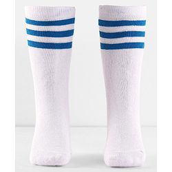 Cute Walk by Babyhug Terry Knit Anti-Bacterial Ankle Length Striped Socks Pack of 3 - Yellow Black & White