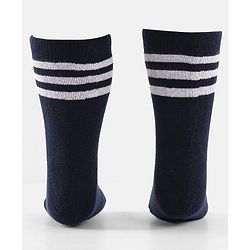 Cute Walk by Babyhug Terry Knit Anti-Bacterial Ankle Length Striped Socks Pack of 3 - Yellow Black & White