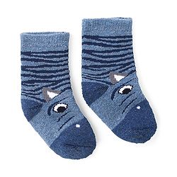 Cute Walk by Babyhug Anti-Bacterial Ankle Length Terry Socks with Animal Design Pack of 3 - Multicolor