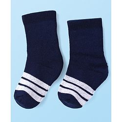 Cute Walk by Babyhug Anti-Bacterial Ankle Length Terry Socks with Striped  Pack of 3 - Multicolor
