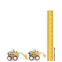 Babyhug Premium Friction Breaker & Excavator Pack of 2 - Yellow & Black