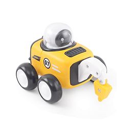 Babyhug Premium Friction Breaker & Excavator Pack of 2 - Yellow & Black