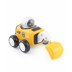 Babyhug Premium Friction Breaker & Excavator Pack of 2 - Yellow & Black