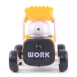 Babyhug Premium Friction Roller & Loader Pack of 2 - Yellow & Black