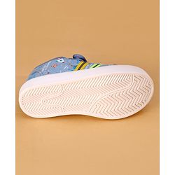Cute Walk by Babyhug Spaceship Printed Velcro Closure Causal Shoes -  Blue