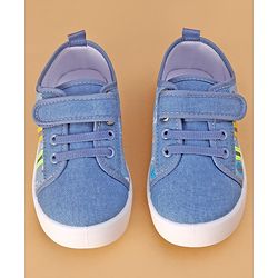 Cute Walk by Babyhug Spaceship Printed Velcro Closure Causal Shoes -  Blue