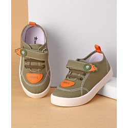 Cute Walk by Babyhug Velcro Closure Casual Shoes - Green