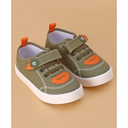 Cute Walk by Babyhug Velcro Closure Casual Shoes - Green