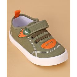 Cute Walk by Babyhug Velcro Closure Casual Shoes - Green