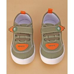 Cute Walk by Babyhug Velcro Closure Casual Shoes - Green