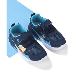 Cute Walk by Babyhug Sneakers Shoes with Velcro Closure - Navy Blue
