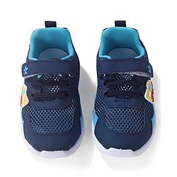 Cute Walk by Babyhug Sneakers Shoes with Velcro Closure - Navy Blue
