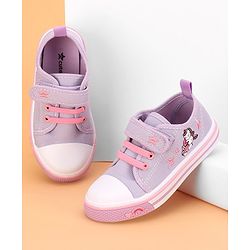Cute Walk by Babyhug Velcro Closure Casual Shoes - Purple