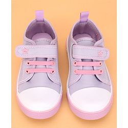 Cute Walk by Babyhug Velcro Closure Casual Shoes - Purple