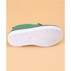 Cute Walk by Babyhug Slip on Casual Shoes with Bear Print- Green