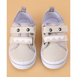 Cute Walk by Babyhug Velcro Closure Casual Shoes - Grey