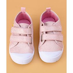 Cute Walk by Babyhug Velcro Closure & Fruit Embroidery Casual Shoes - Green
