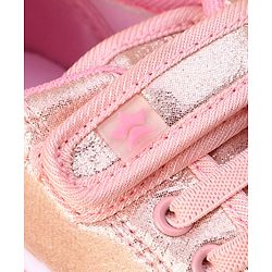 Cute Walk by Babyhug Shoes Kitty Print with Velcro Closure - Pink