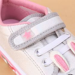 Cute Walk by Babyhug Shoes Kitty Print with Velcro Closure - Pink