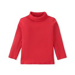Babyhug Cotton Knit  Full Sleeves Solid Skivi T-Shirt - Red