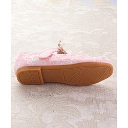 Cute Walk by Babyhug Ballerina with Velcro Closure & Bow Applique - Pink