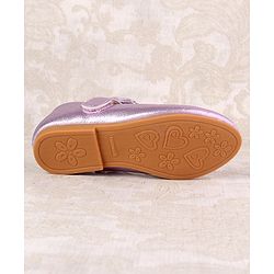 Cute Walk by Babyhug Ballerina with Velcro Closure & Bow Applique - Purple