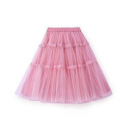 Babyhug Woven Sleeveless Embroidered Choli with Net Lehenga and Sequinned Detailing Dupatta Set - Pink