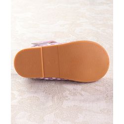 Cute Walk by Babyhug Velcro Closure Ballerina with Bow Applique - Pink