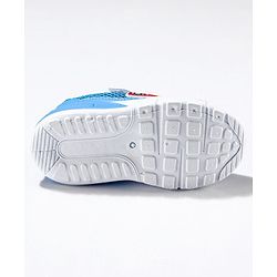 Cute Walk by Babyhug Sneaker Shoes with Vecro Closure & Construction Vehicle Appliques - Blue
