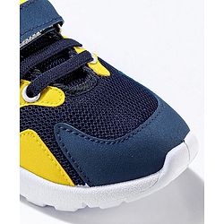 Cute Walk by Babyhug Sneaker Shoes with Vecro Closure &  Crocodile Appliques - Navy
