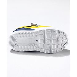 Cute Walk by Babyhug Sneaker Shoes with Vecro Closure &  Crocodile Appliques - Navy
