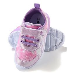 Cute Walk by Babyhug Velcro Closure Sneaker - Purple