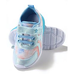 Cute Walk by Babyhug Velcro Closure Sneaker - Light Blue