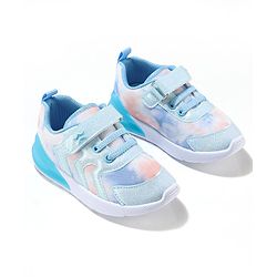 Cute Walk by Babyhug Velcro Closure Sneaker - Light Blue