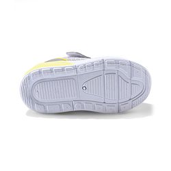 Cute Walk by Babyhug Velcro Closure Sneakers With Animal Print Detailing - Grey