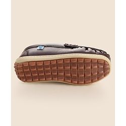 Cute Walk by Babyhug Formal Slip On Shoes With Star Applique - Brown