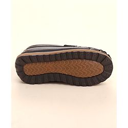 Cute Walk by Babyhug Formal Slip On Shoes - Coffee Brown