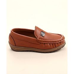 Cute Walk By Babyhug Slip On Loafers -  Brown