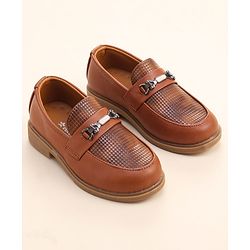 Cute Walk by Babyhug Slip On  Formal Shoes - Brown